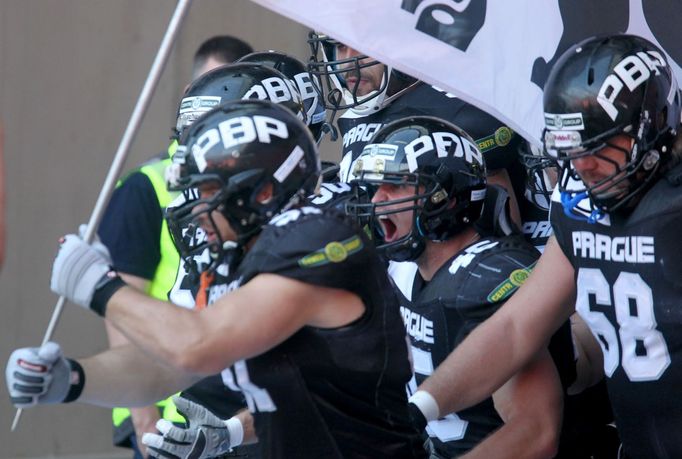 Americký fotbal, finále ČLAF: Prague Black Panthers - Příbram Bobcats