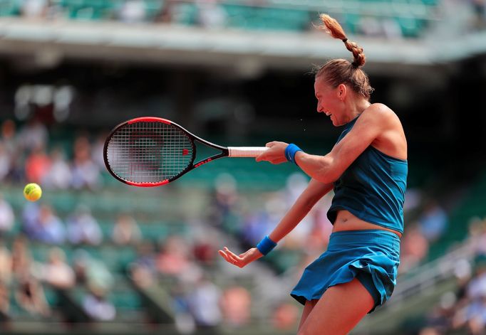 Petra Kvitová v prvním kole French Open 2018