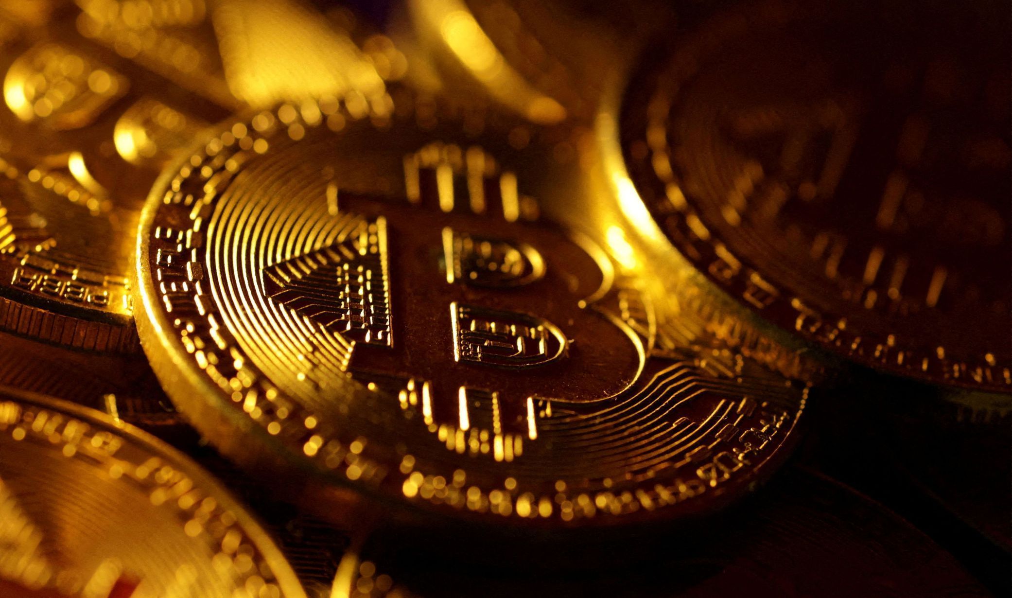 Kryptoměna, bitcoin, ilustrační foto