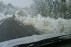 Ve Valašské Bystřici na Vsetínsku napadlo přes 30 cm sněhu, je hodně mokrý