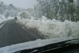Ve Valašské Bystřici na Vsetínsku napadlo přes 30 cm sněhu, je hodně mokrý