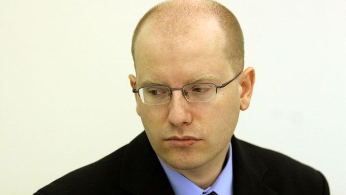 Ministr financí Bohuslav Sobotka