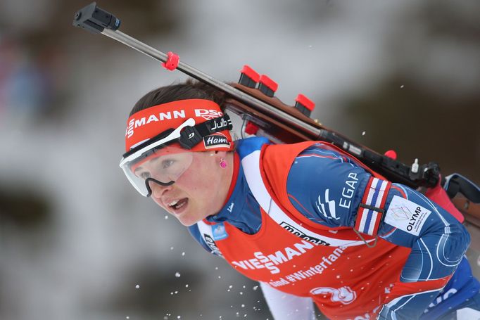 SP Ruhpolding 2018, hromadný závod: Veronika Vítková