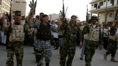 Irácká armáda slaví