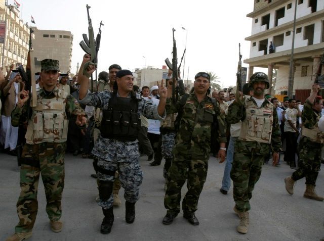 Irácká armáda slaví