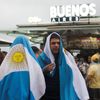 Argentinci fandí na brazilské pláži Copacabana v baru Buenos Aires během semifinále MS 2022 Argentina - Chorvatsko