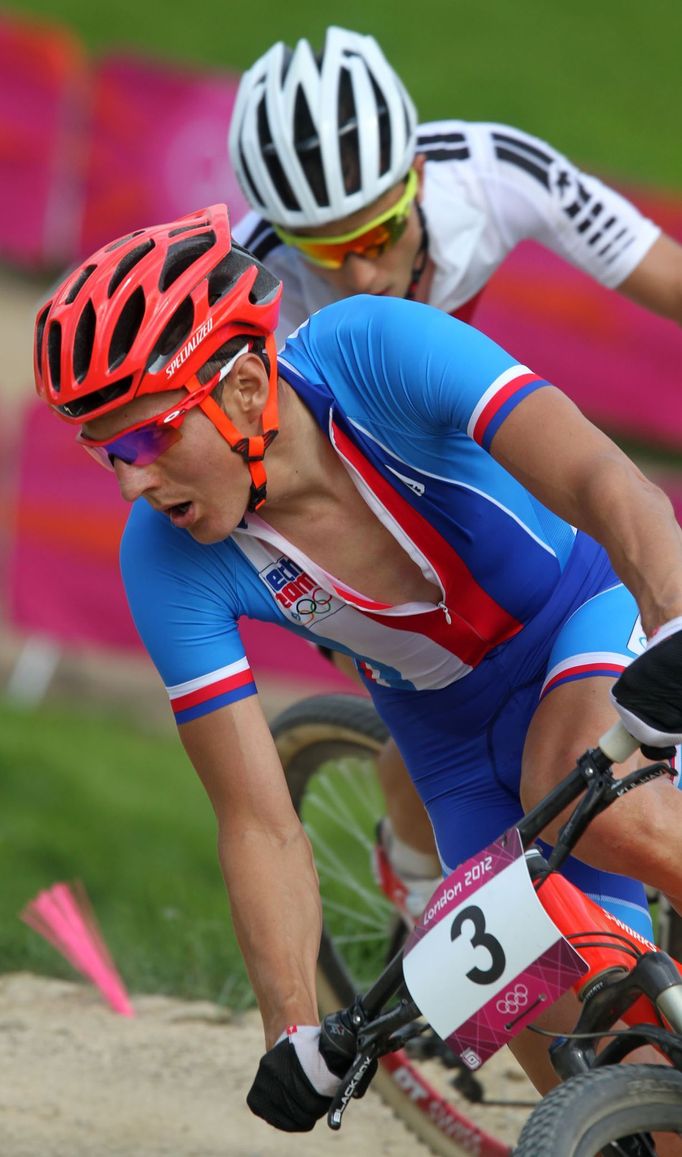 Biker Jaroslav Kulhavý na olympiádě v Londýně