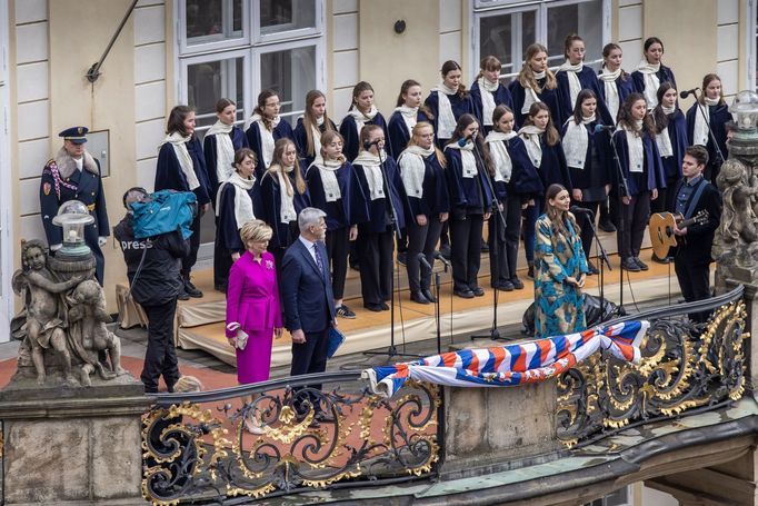 Kateřina Marie Tichá na inauguraci prezidenta Petra Pavla