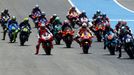 Start závodu MotoGP v rámci GP Španělska 2020