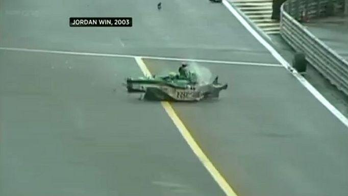 Mark Webber, Jaguar 2003 - havárie v Sao Paulu.