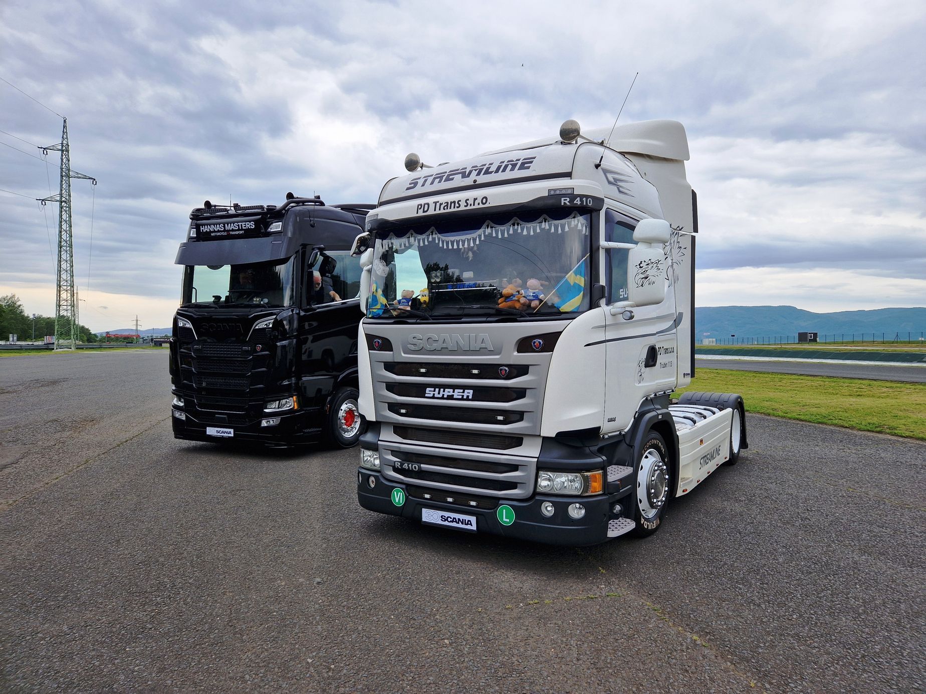 Scania 30 let v Česku polygon Most
