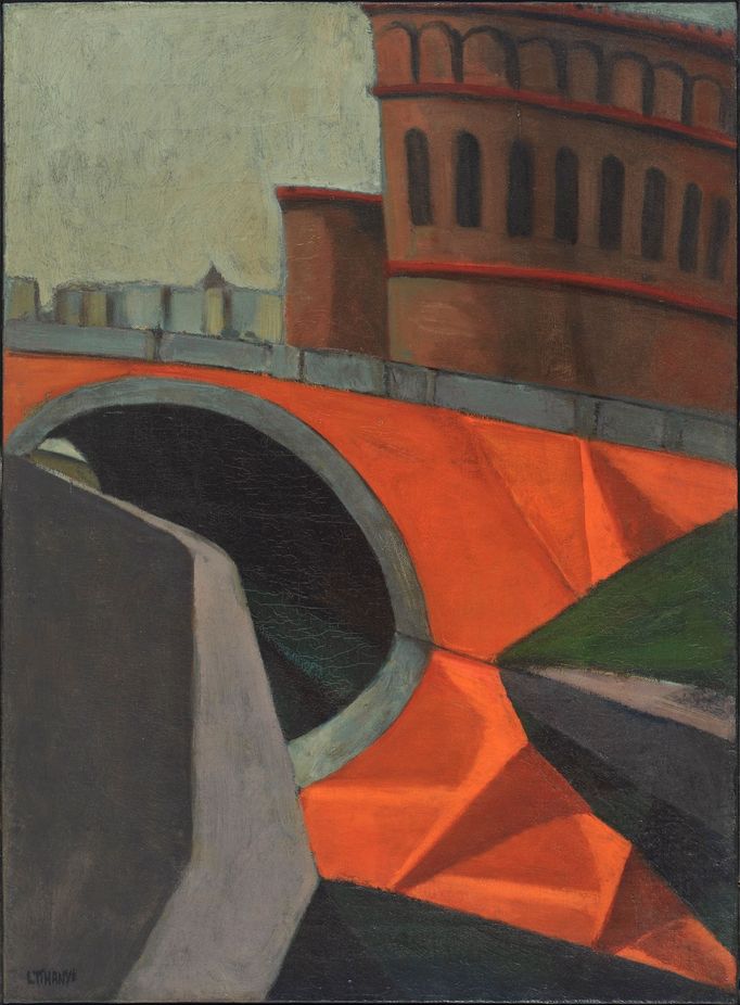 Lajos Tihanyi: Most, 1921, olej, plátno, 74,8 × 54,9 cm