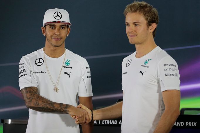 F1, VC Abú Zabí 2014: Lewis Hamilton a Nico Rosberg