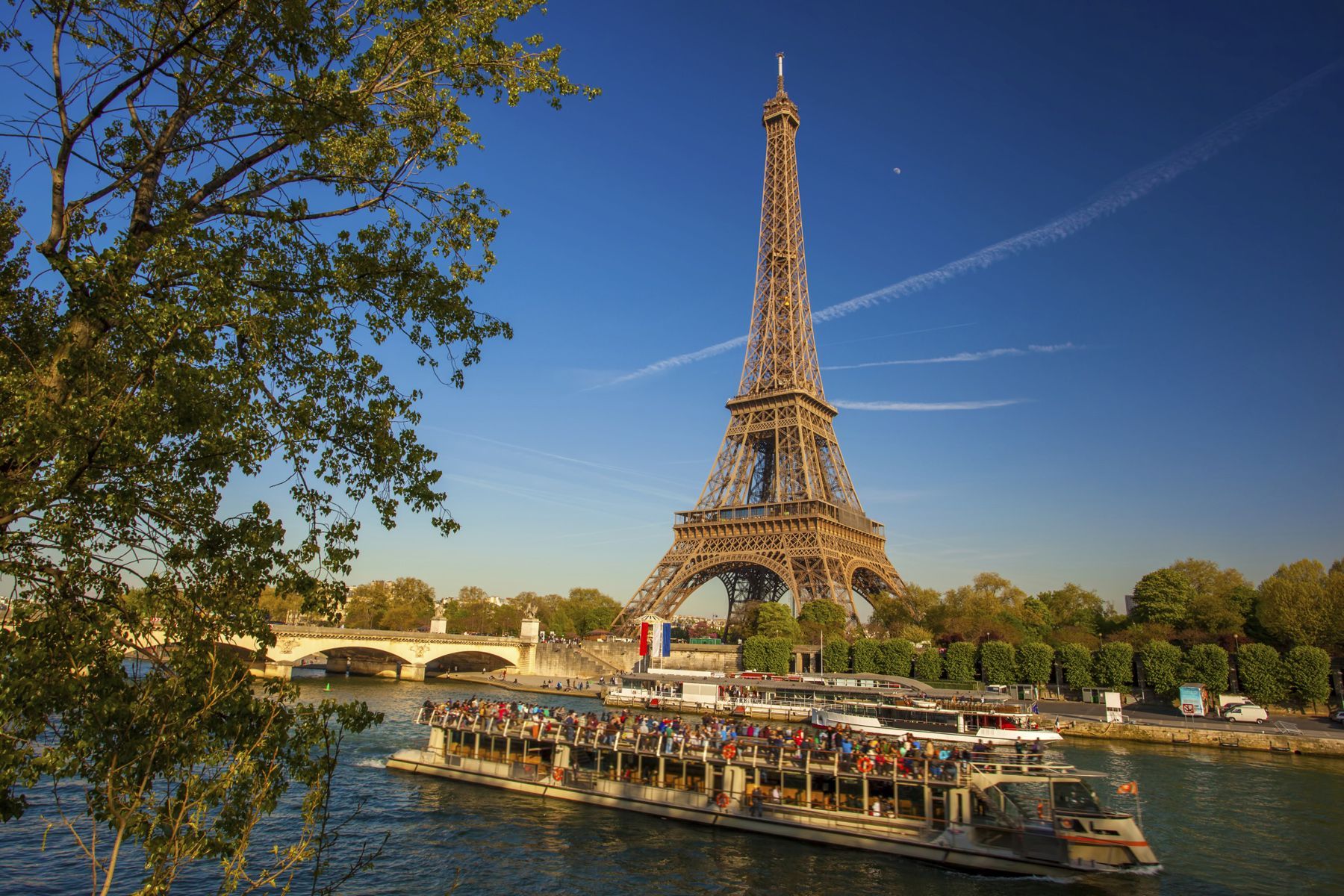Paříž, Eiffelova věž, řeka Seina