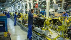 Ford továrna Valencia montážní linka