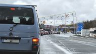 Na slovinsko-rakouském přechodu u Mariboru se tvoří fronty i mimo sezonu.