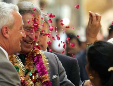 Princ Charles na návštěvě Indie