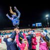 Markéta Davidová slaví s českým týmem třetí místo ve sprintu žen v rámci SP v Novém Městě na Moravě
