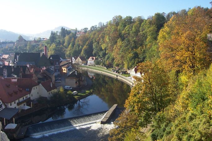 Počínající podzim v Českém Krumlově. Foto: Marta Mašková