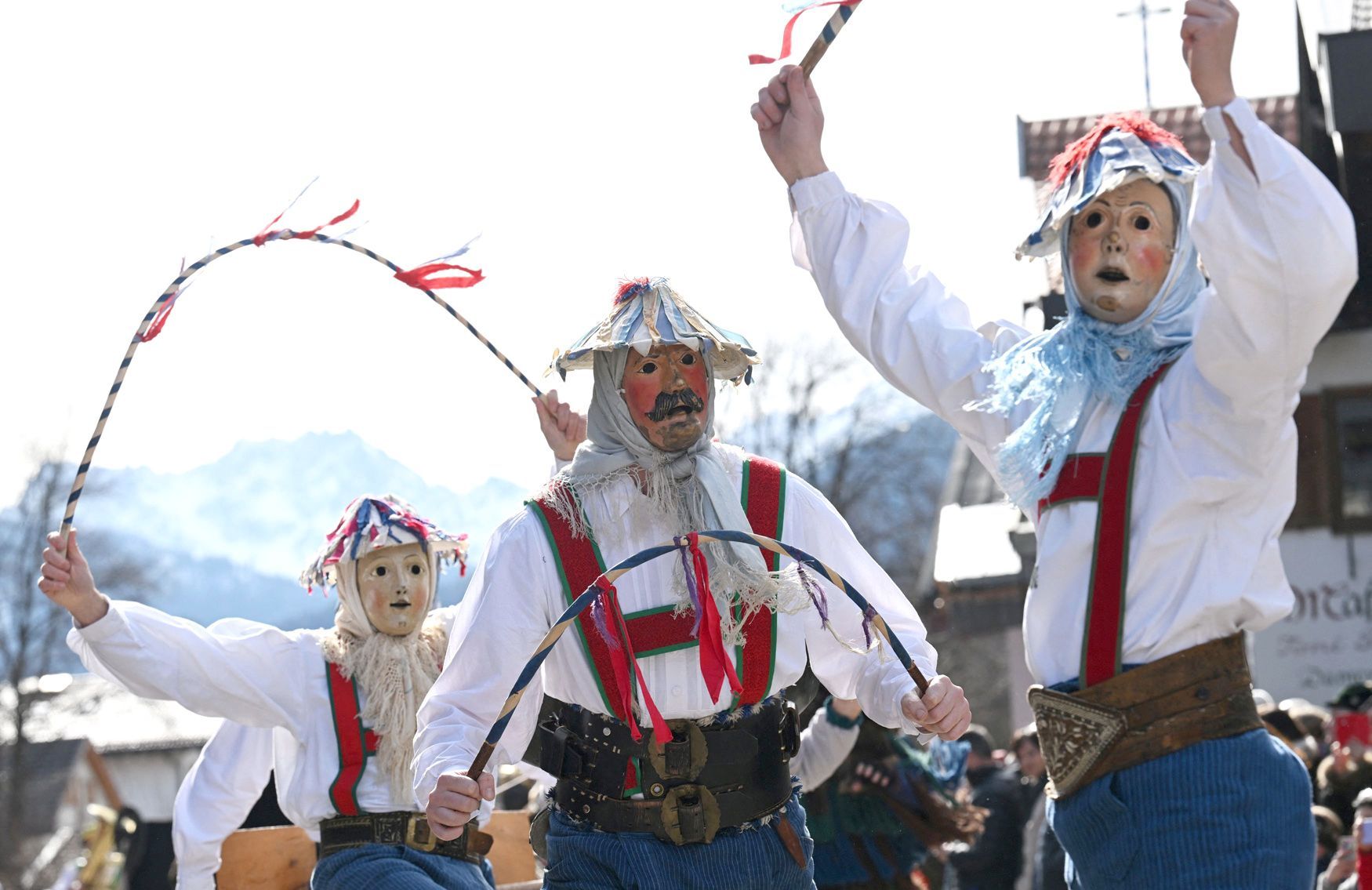 karneval, německo, masky, masopust, německo
