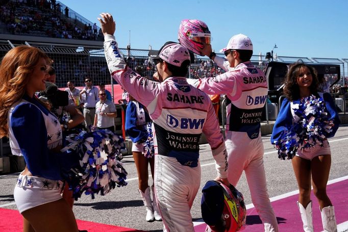 F1, VC USA 2017: Esteban Ocon a Sergio Perez, Force India