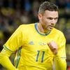 Švédsko-ČR: Marcus Berg slaví gól na 1:0