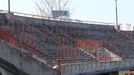 Legendární fotbalový stadion Za Lužánkami v Brně.