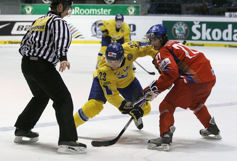 Česko - Švédsko, hokej