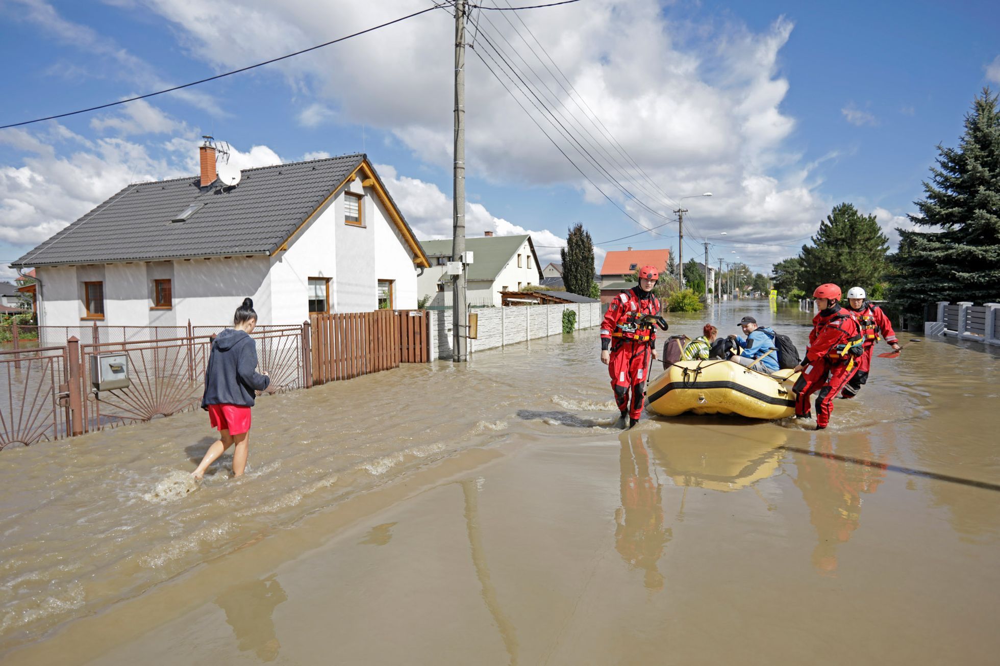 povodně 2024, Antošovice, Bohumín, Ostravsko
