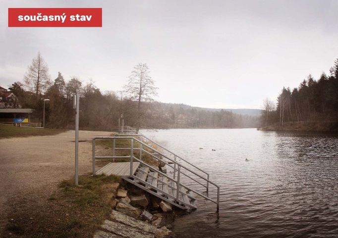 Současný stav liberecké přehrady