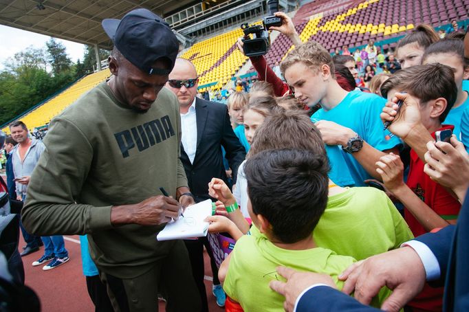 Usain Bolt na Čokoládové tretře 2016