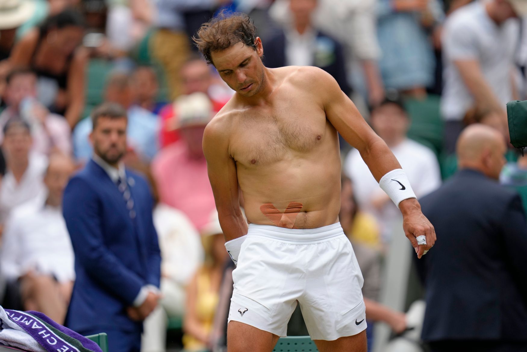 Wimbledon 2022, čtvrtfinále (Rafael Nadal)