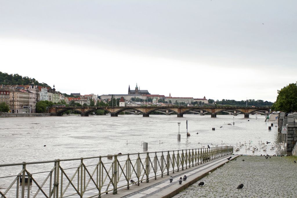 Praha povodně, neděle 2.6.