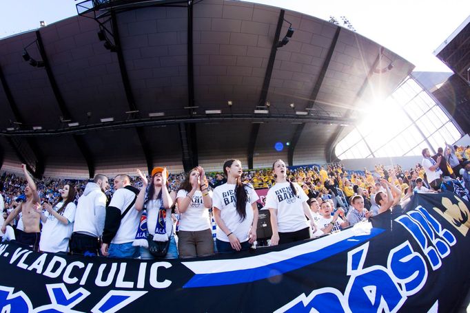 SL, Baník-Zbrojovka Brno: fanoušci Baníku