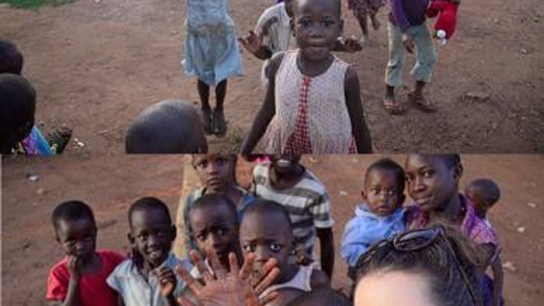 S dětmi v Ugandě