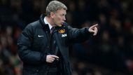 Trenér Manchesteru Moyes své ovečky vehementně dirigoval,...