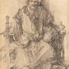 Albrecht Dürer: Orientální panovník sedící na svém trůně