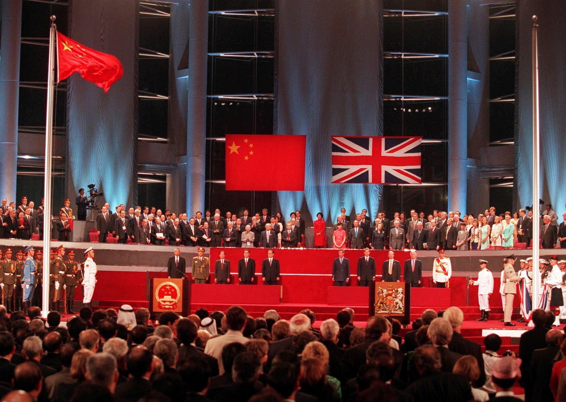čína hongkong velká británie předání 1997