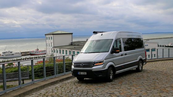 Podzimní Rujána v obytném Volkswagenu Crafter. U moře jste hned, ale dost fouká