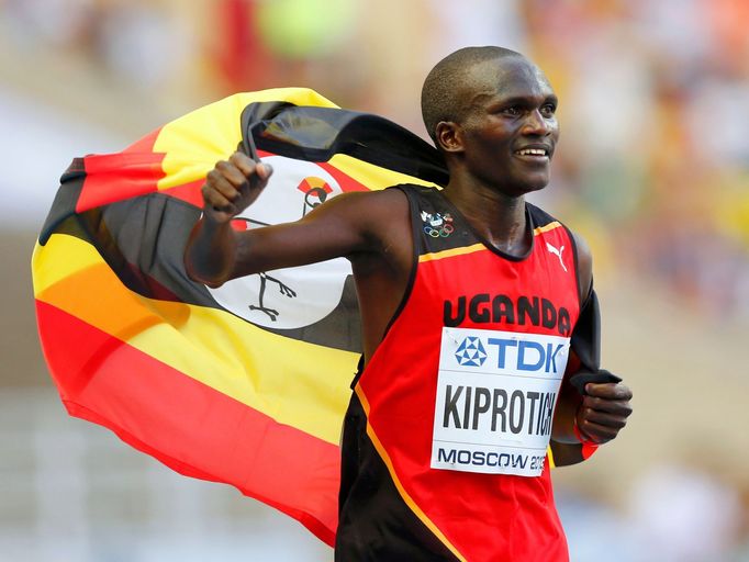 MS v atletice 2013, maraton mužů: vítězný Stephen Kiprotich