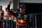 V Brazílii zajel nejlepší kvalifikaci Verstappen s Red Bullem