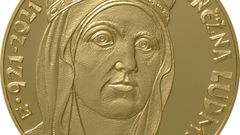 Zlatá mince ČNB-kněžna Ludmila