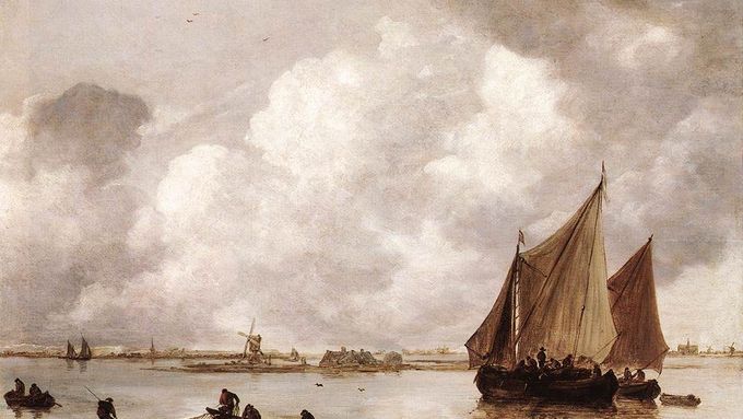 Haarlemské moře, obraz Jana van Goyena z r. 1656 (ilustrační foto)