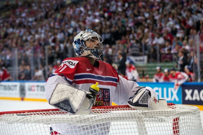 MS 2015: Česko - Kanada: Ondřej Pavelec