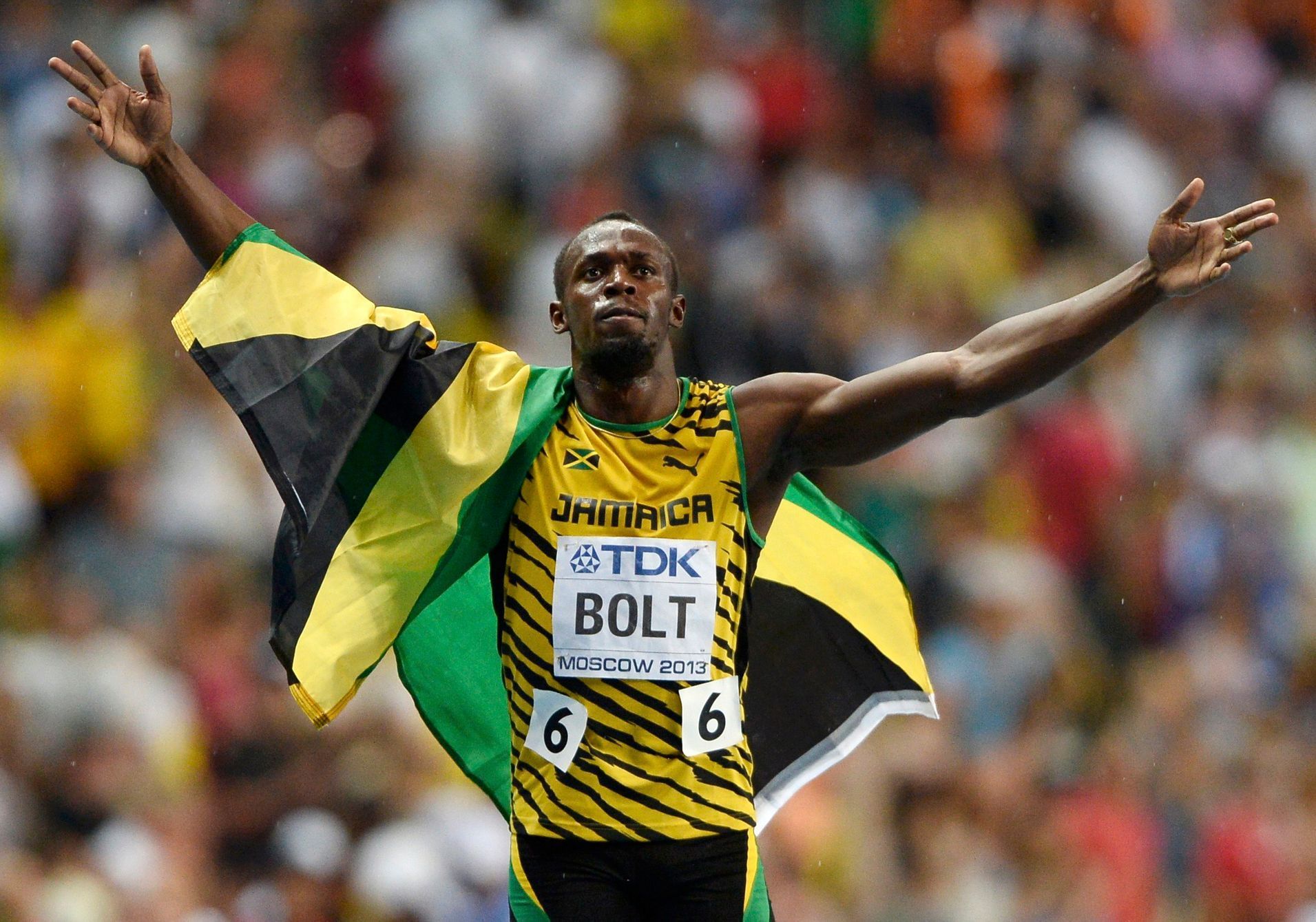 MS v atletice 2013, 100 m - finále: Usain Bolt