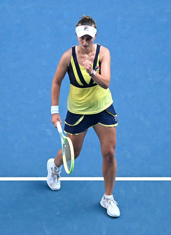 Barbora Krejčíková v osmifinále Australian Open 2023