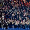 fotbal, odveta čtvrtfinále Evropské ligy, Chelsea - Slavia, fanoušci Slavie