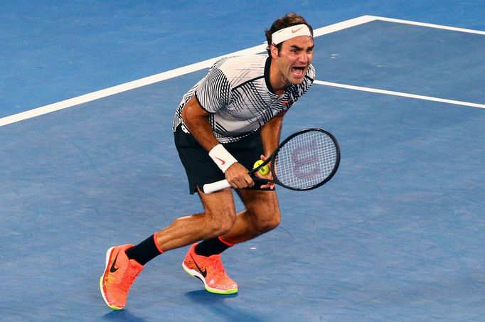 Roger Federer ve finále Australian Open 2017