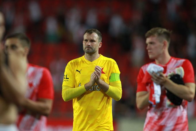 Smutek Slavie po odvetě 3. předkola LM Slavia - Ferencváros: Ondřej Kolář