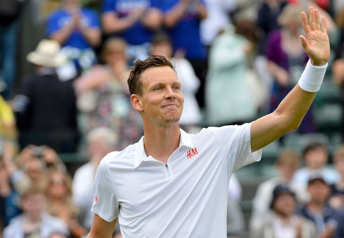 Tomáš Berdych na Wimbledonu 2013